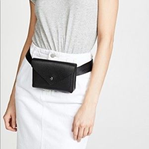 Authentic Botkier Leather Belt Bag, Fanny Bag, Convertible Crossover.